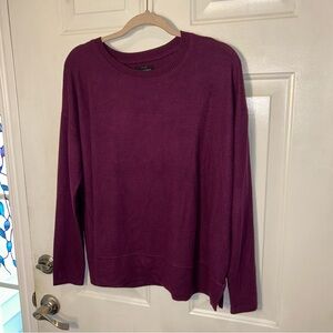Lucky Brand Magenta Knit men’s crew neck knit sweater Size Large